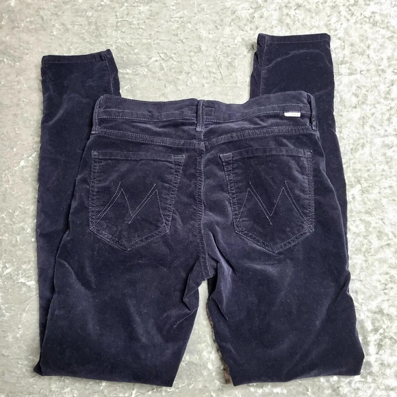 Mother The Charmer Black Velvet Pants - Picture 7 of 10